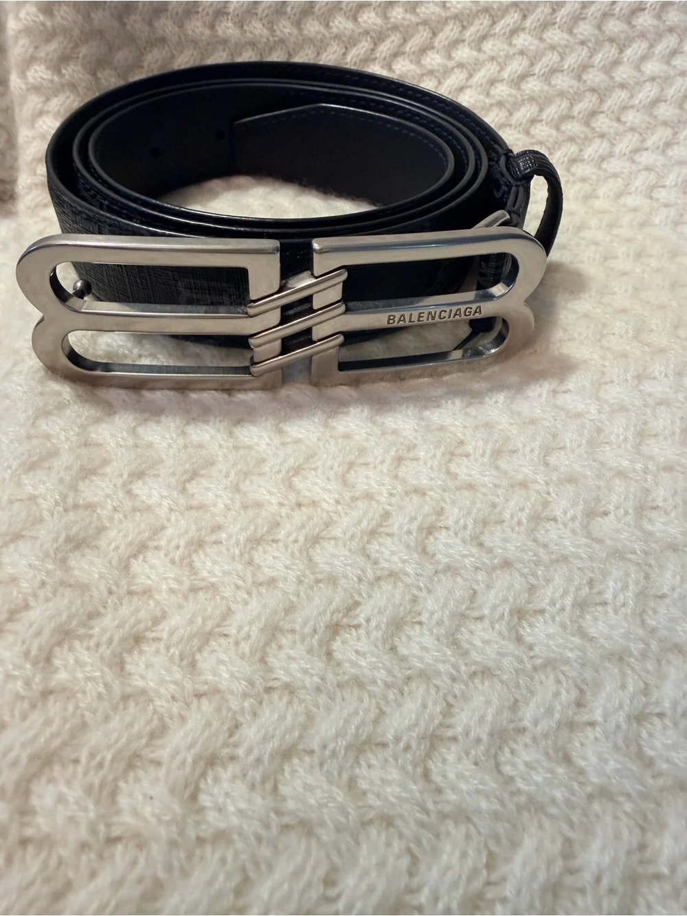 Balenciaga casual versatile belt